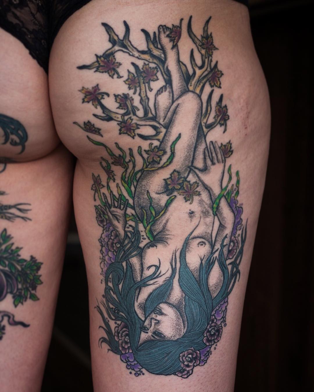 Fully healed and settled in about 2 months

#tattoo #tattooing #tatovering #blac...