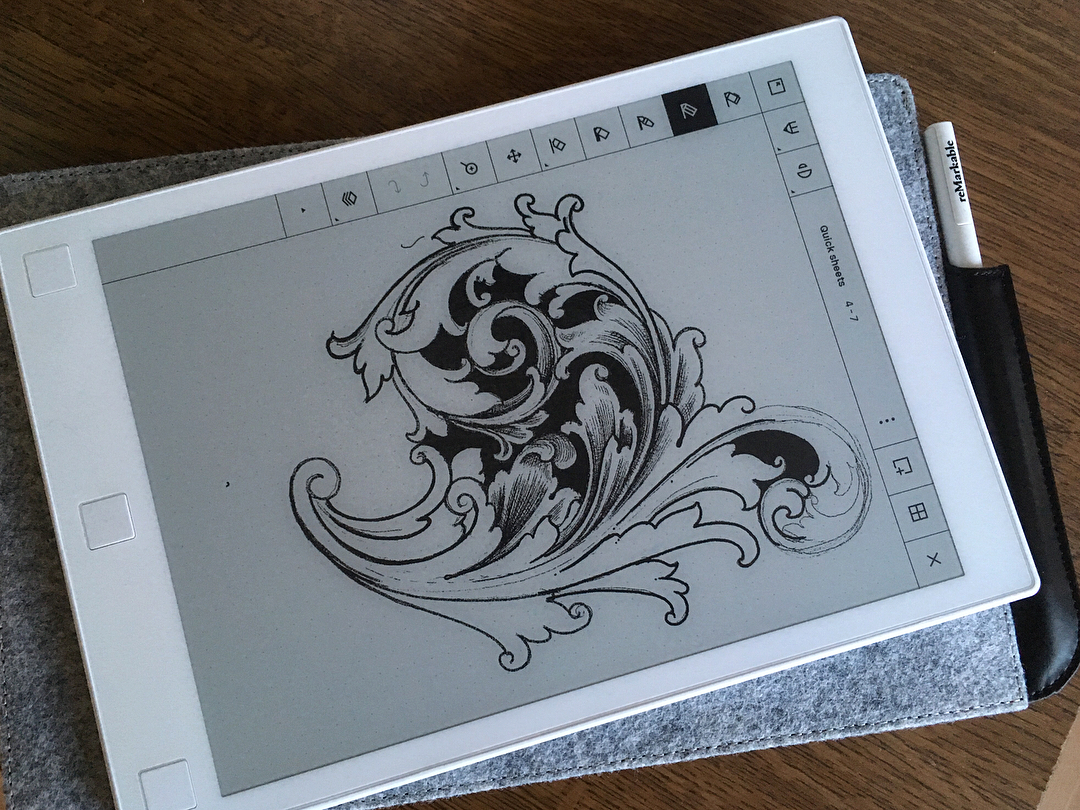 2 more sketches more on the remarkable tablet. love the minimalizm.. @remarkable