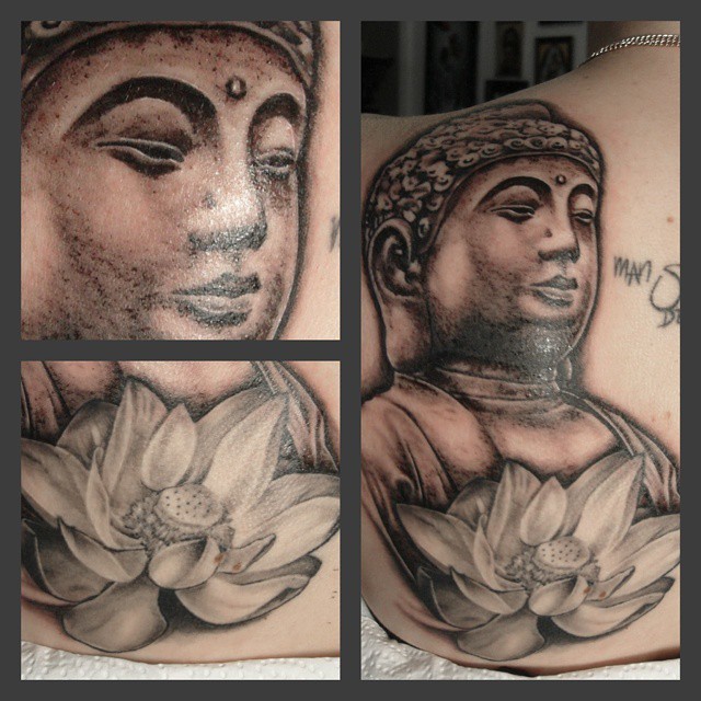 Backproject in progress.....Buddha fresh, Lotus healed....thanks for looking #TA
