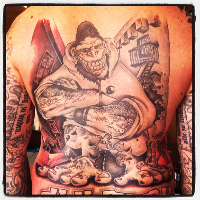 Biscuits Power! In Progress, few more hours to go...
#tattoo#tattooing#blackandg...