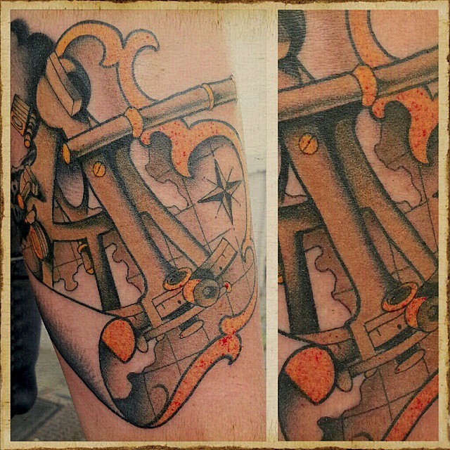Bloody n swollen sextant from this week, thank you Philipp for your tust again.