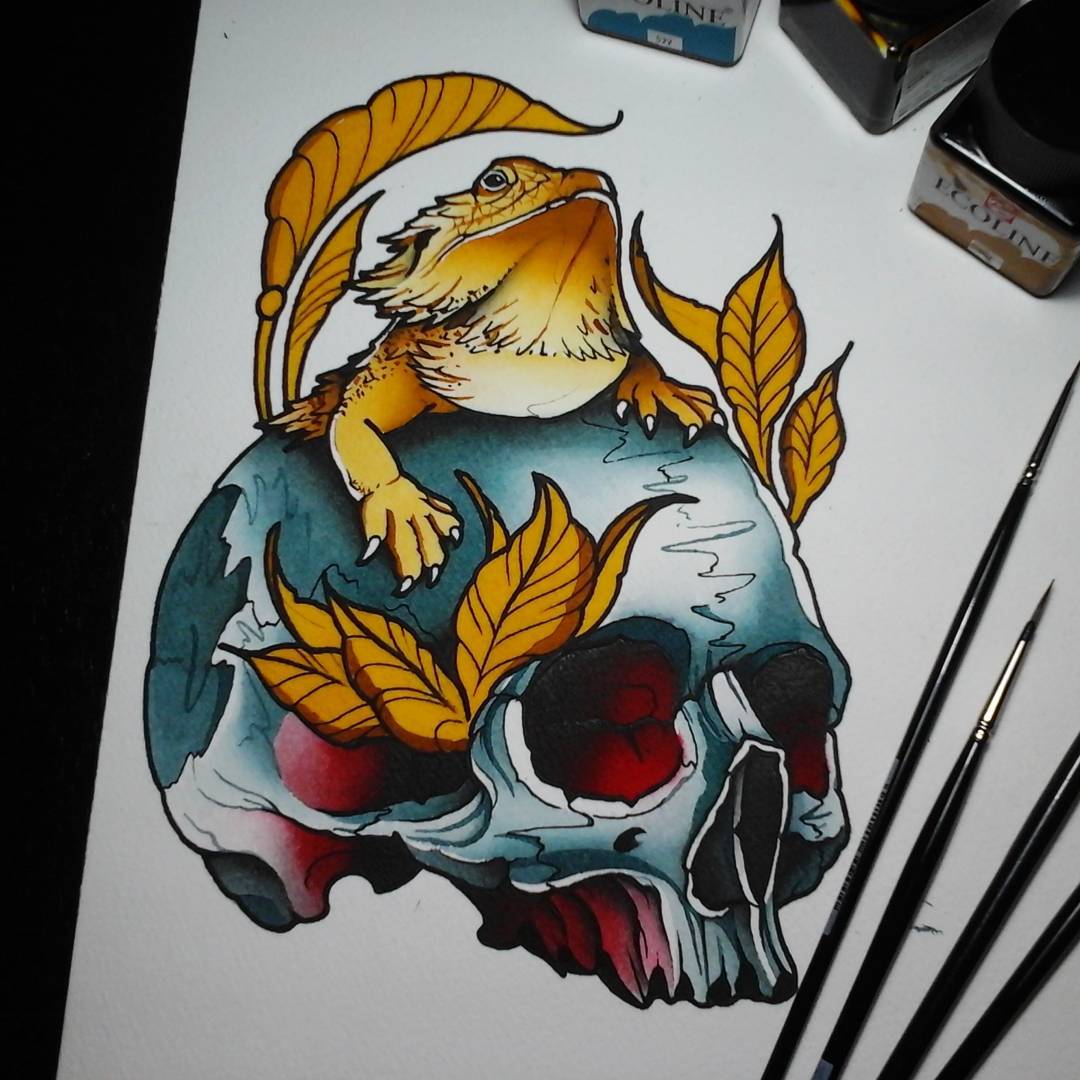 Cancelation today.....time to paint available as tattoo
#germantattooers #tattoo