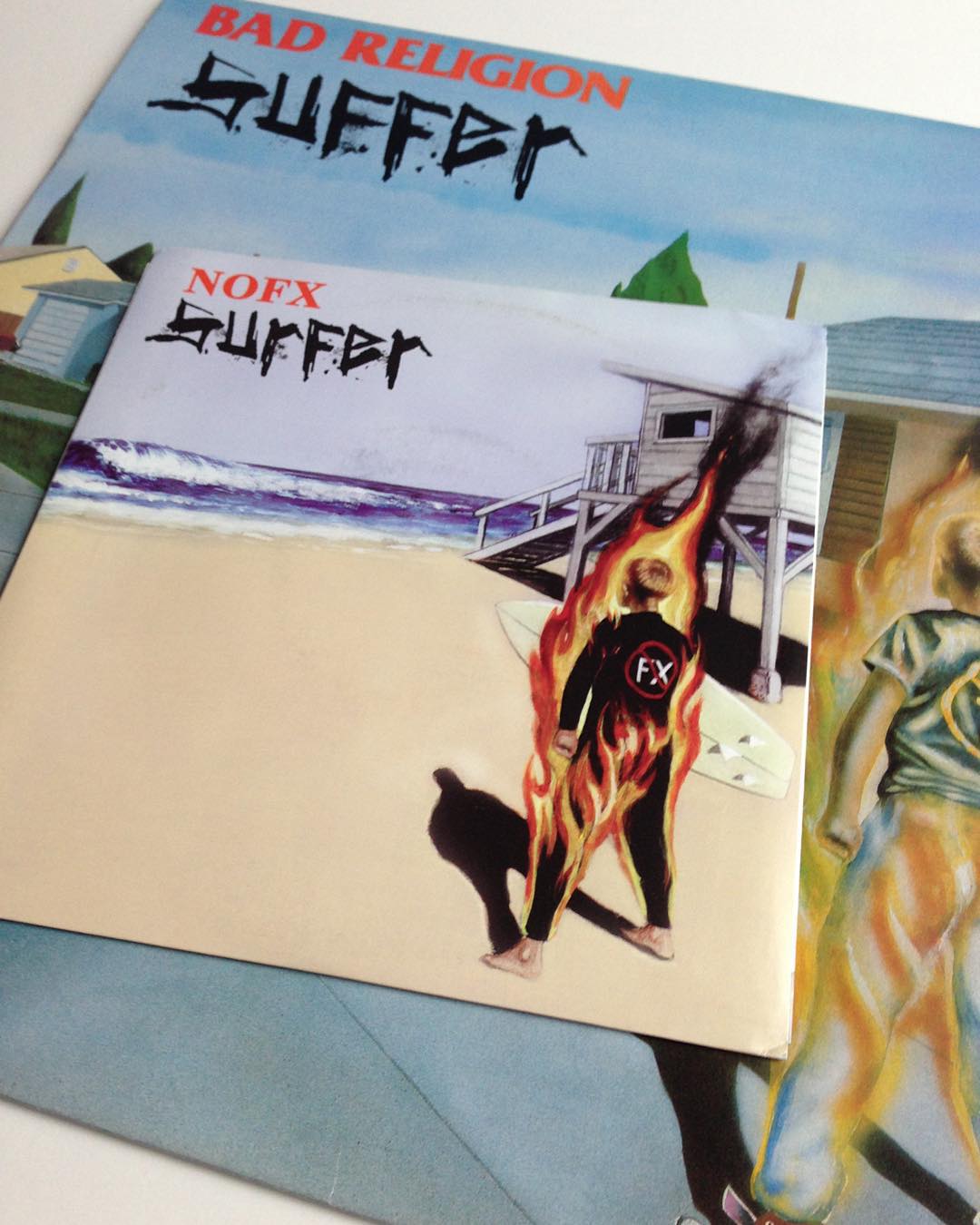 DAY 3 - record with a rip off sleeve

NOFX - Surfer

Being a fan of both, Bad Re...
