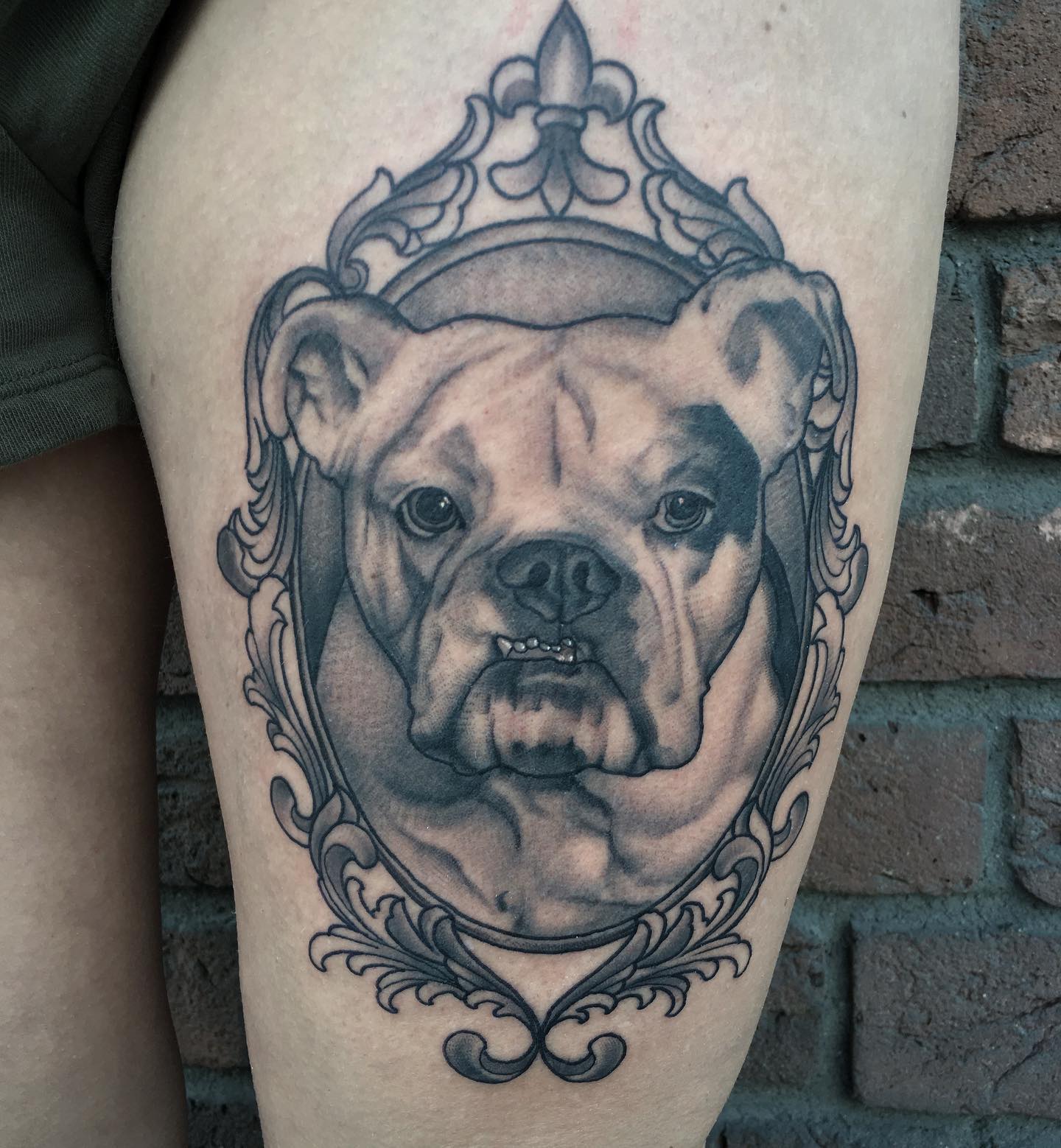 Done yesterday by @ronraida 
 I love bulldogs in my opinion these are the best d...