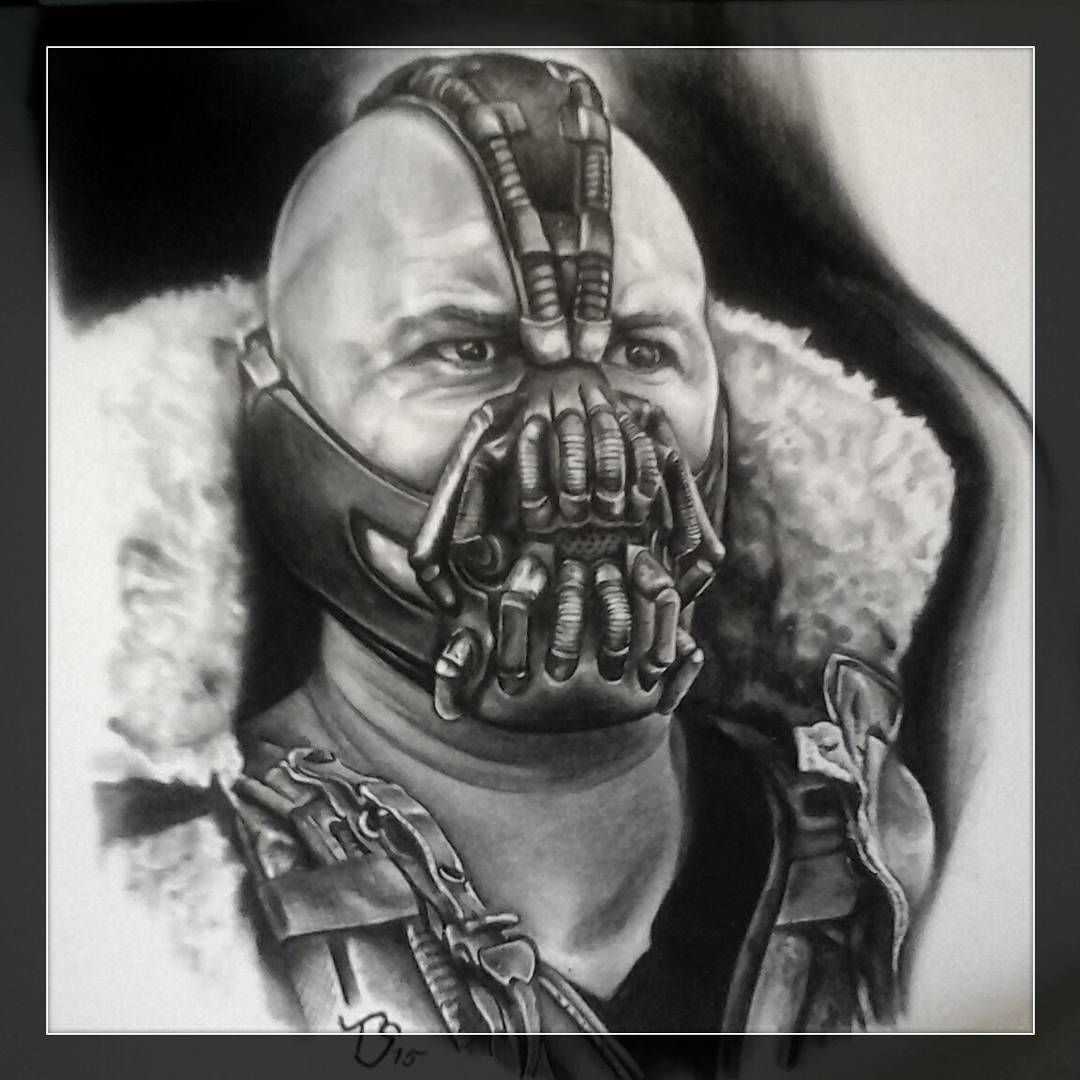 Finally done with bane.....thx for looking  #germantattooers #tattookulturemagaz