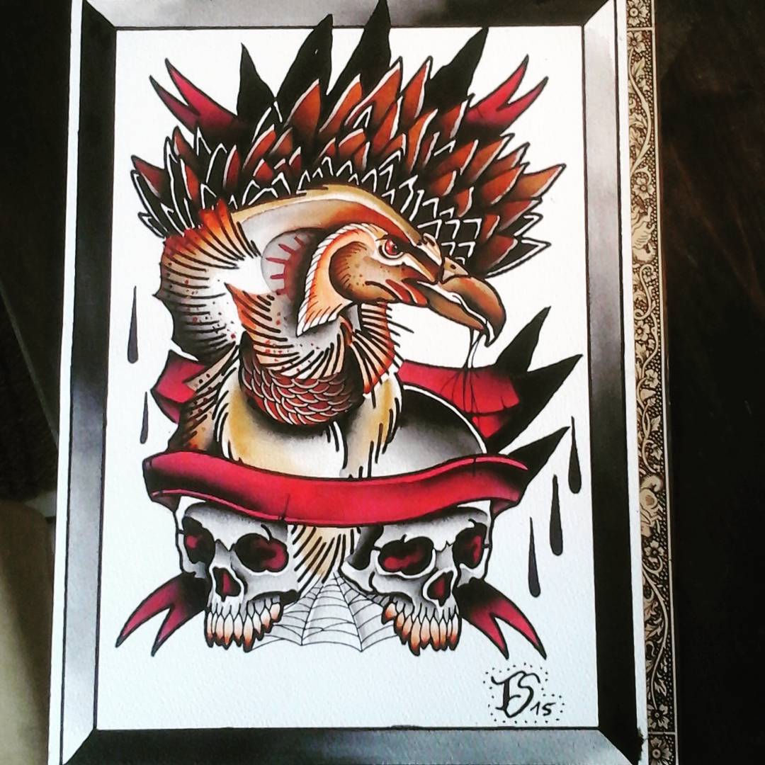 Finally done with this bigger piece.....thx for looking  #germantattooers #tradi