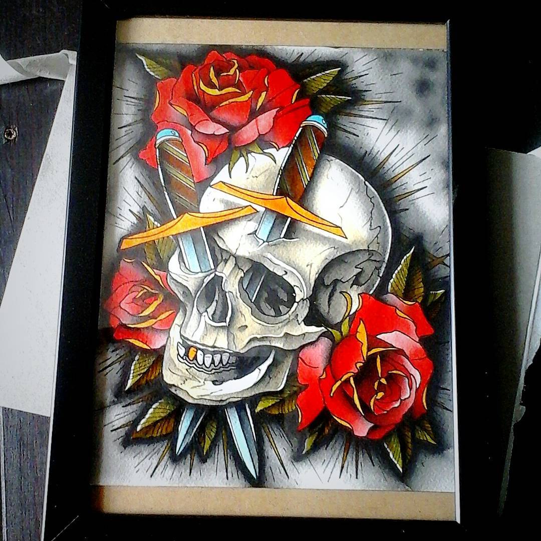 Finished this little guy last night…would love to tattoo it…thx for