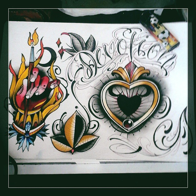 First watercolor flashsheet...... #neotradsub #tattooflash #germantattooers #tat