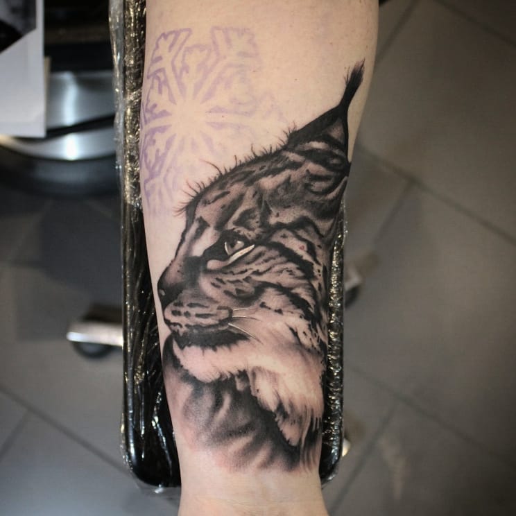 Fresh lynx from today....thank you so much jürgen for your trust
#germantattooer