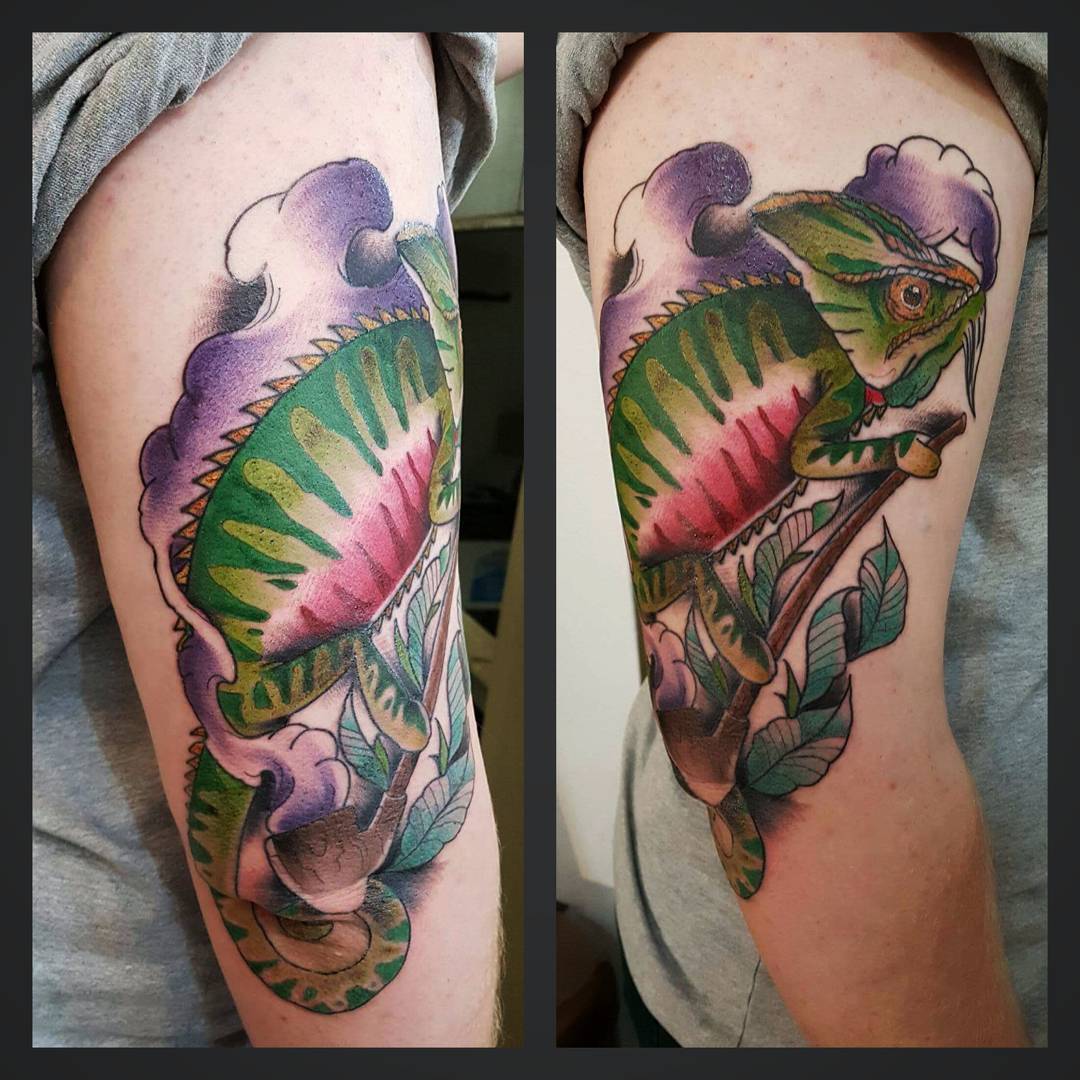 Fresh, swollen and bloody! Thank you @matze__75 for being a tough one
#germantat