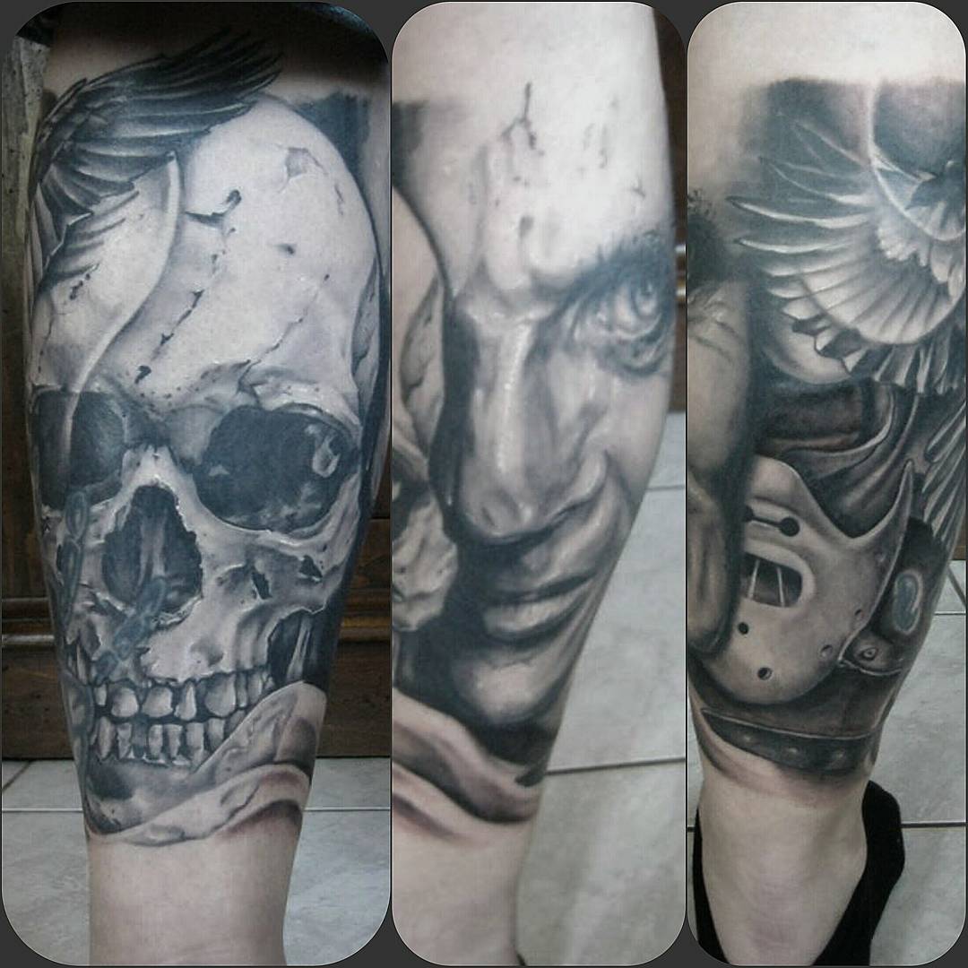 Fully healed legsleeve.....thx for the cool sessions @iestherlein  #germantattoo