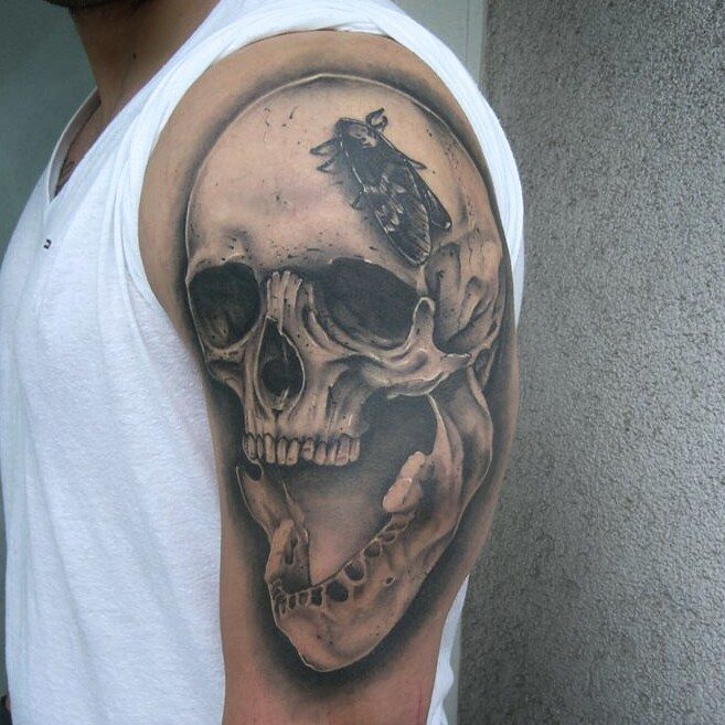 Fully healed skull from a while back...thx @_schwarzerwolf for the nice sessions