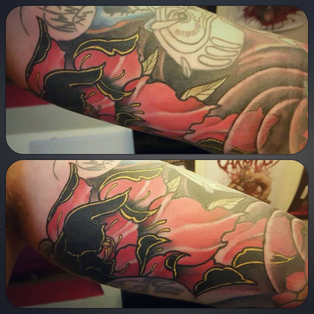 Funny little freehand gabfiller from yesterday...Sorry for the shitty pic  #germ