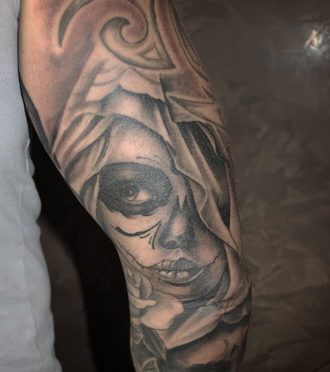 Healed La Caterina und a fresh Skull for Dirk. Thank you so much
#germantattooer
