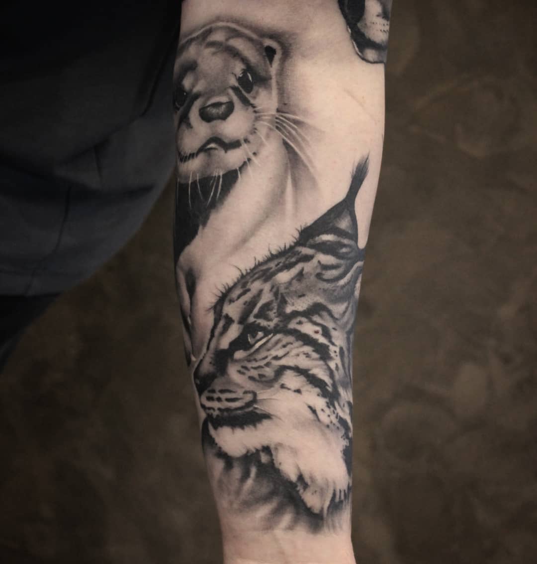 Healed and hairy lynx. Thank you soch much Jürgen for the trust
#germantattooers