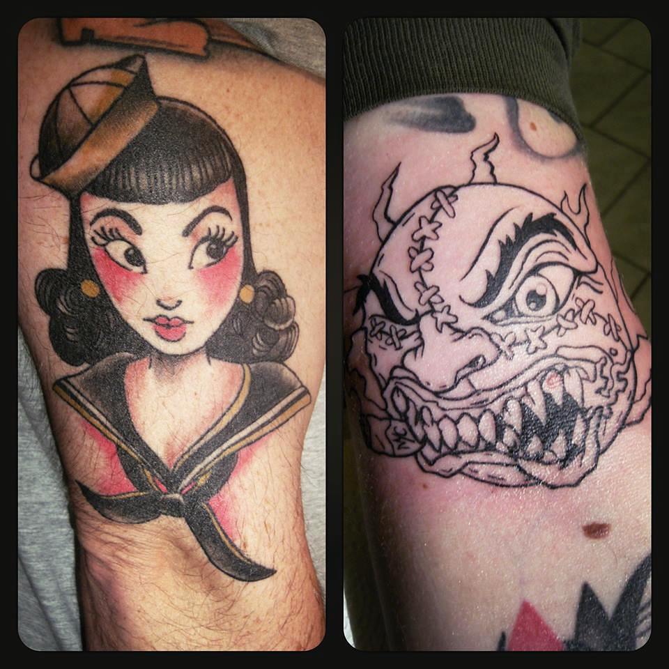 Healed and hairy pin-up from some month ago....and fresh madball.....thx for loo