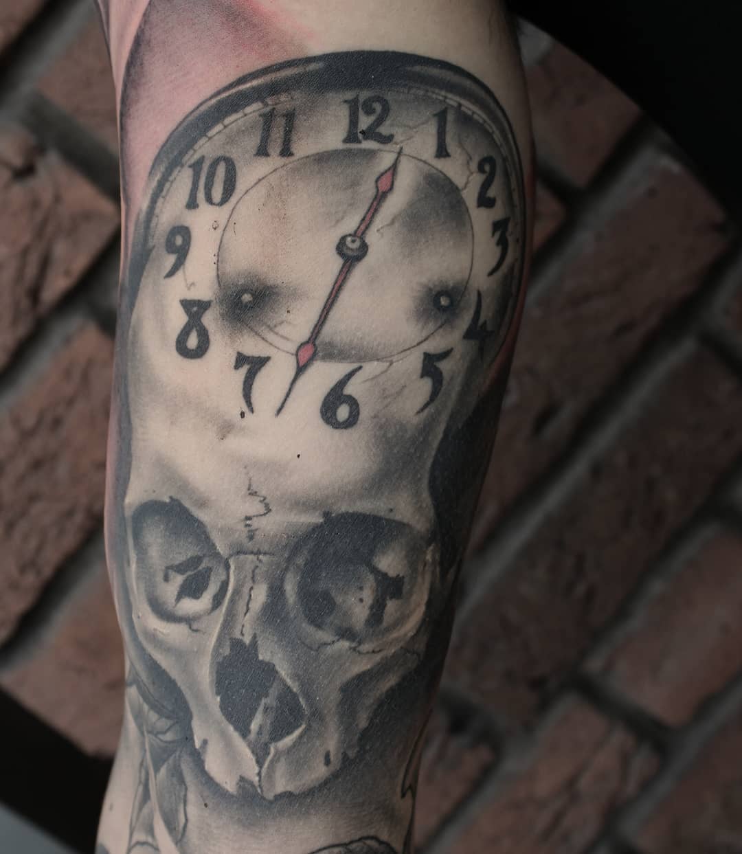 Healed skull on @kollo1909 .THX for your trust
#germantattooers #germanartist #t