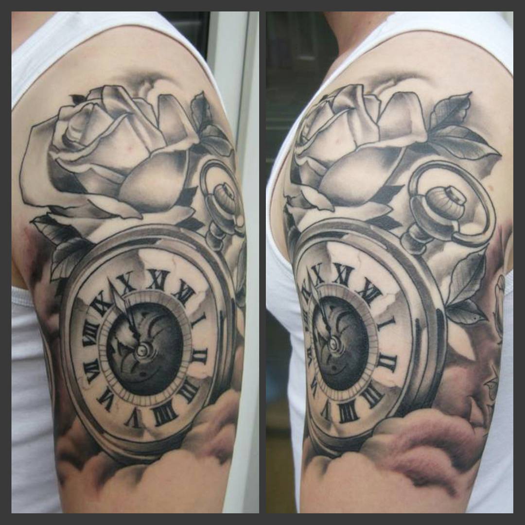 Healed upper arm and some fresh clouds in the background. Thank you stefan for b