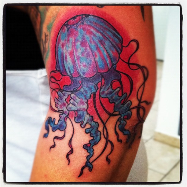 Jellyfish from my Brussels Flash Sheet #tattoo #tattooart #brussels #bruxelles #...