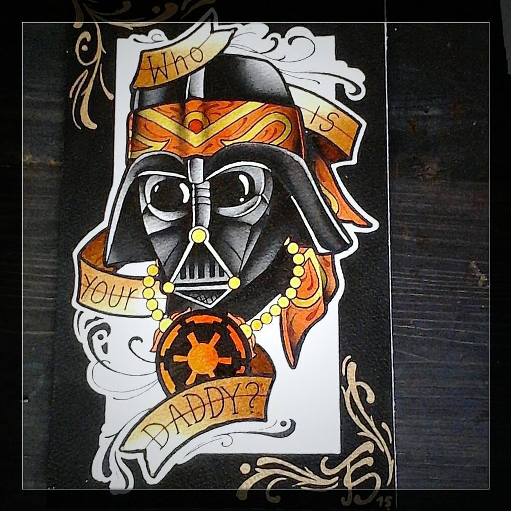 Just finished this vader.....would love to tattoo it.... #germantattooers #tatto