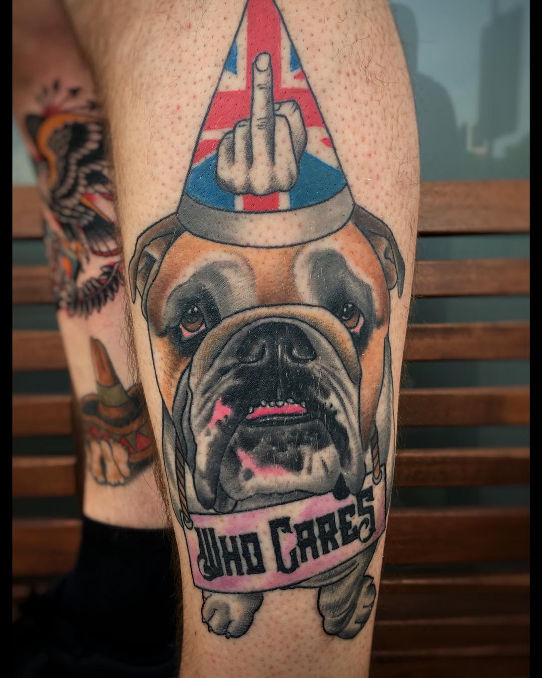 Just wanted to share the healed version of the bulldog I did on january...I am h