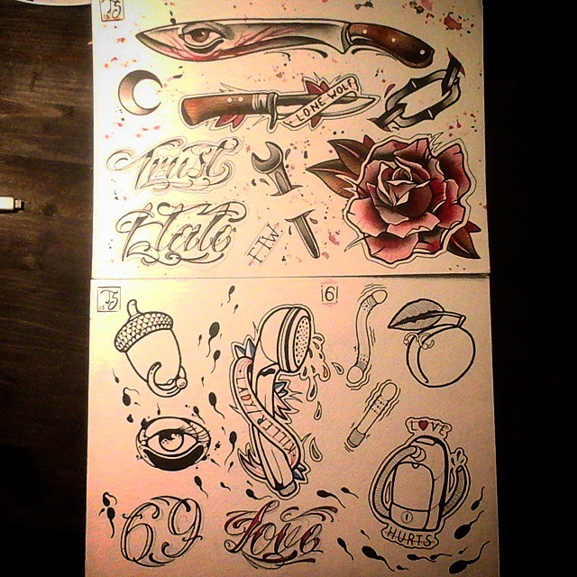 Latenight-painting for convention.....cant wait to tattoo this. #germantattooers