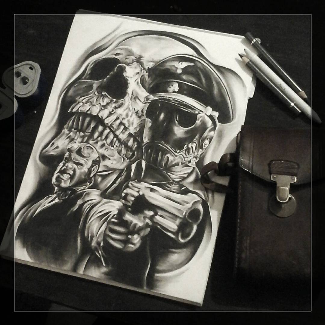 Latenightdrawing.....and finally done with the Hellboypic...would love to do mor