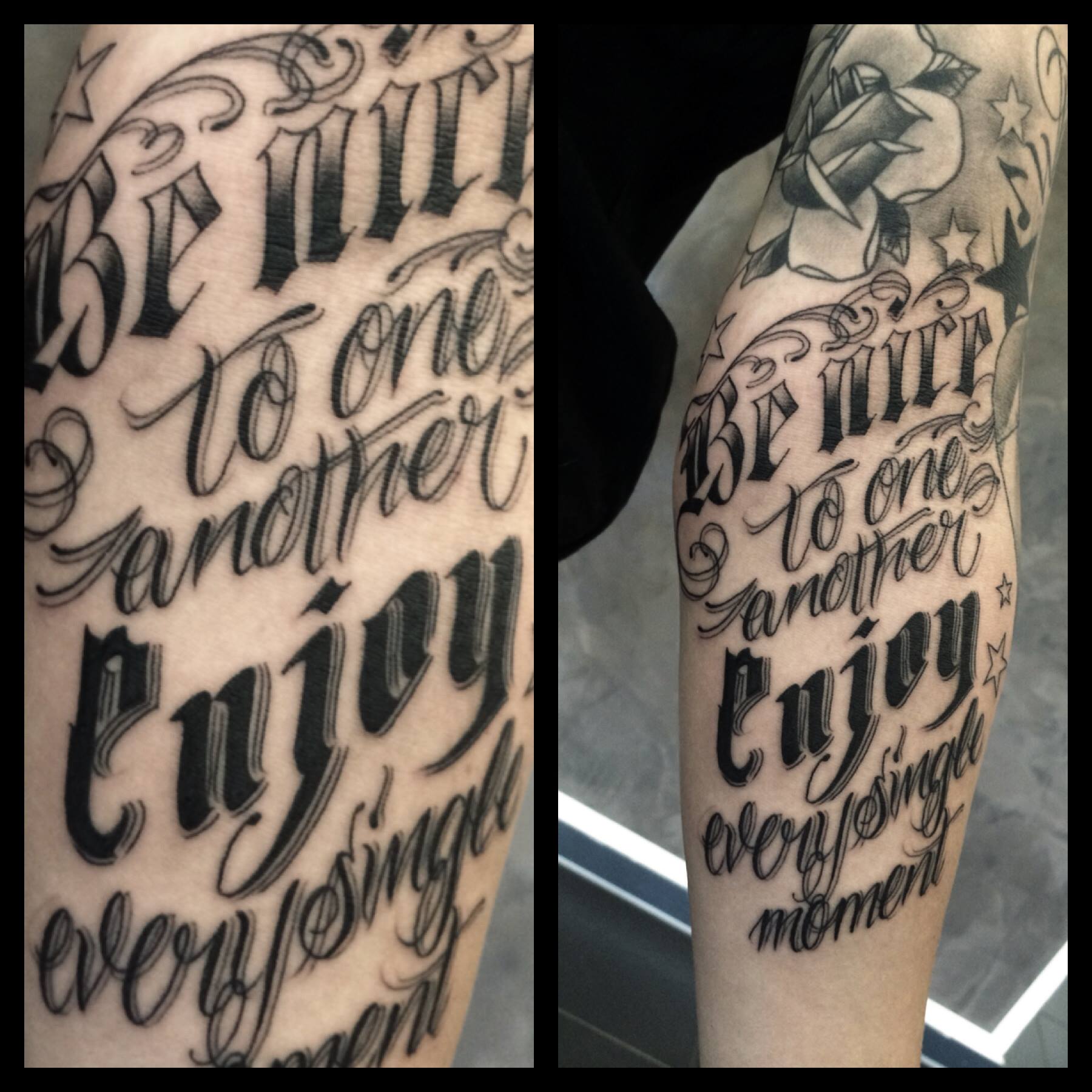 Lettering fun...vielen lieben Dank an Britt, hat ne menge Spass gemacht!