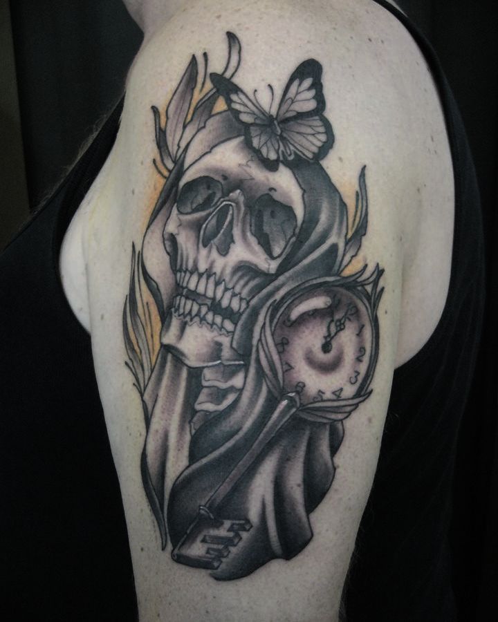Lil reaper from this week. Thanx so much for the trust
#germantattooers #tattoow