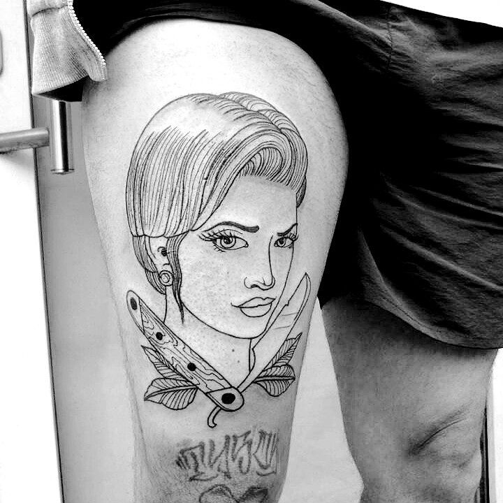 Linework from today....thx again @marcnauer for your trust and the nice session