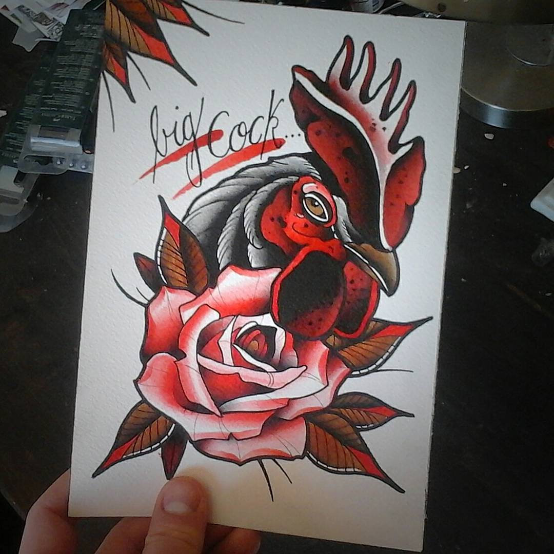 Little painting from last night....also possible for tattooing  #germantattooers