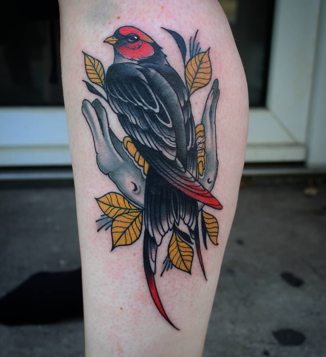 Little swallow from today. Thanky you Katharina!
#germantattooers #germanartist