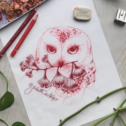New flash by the beautiful @julietta_ustenco  #tattoodrawing #illustration #owl ...