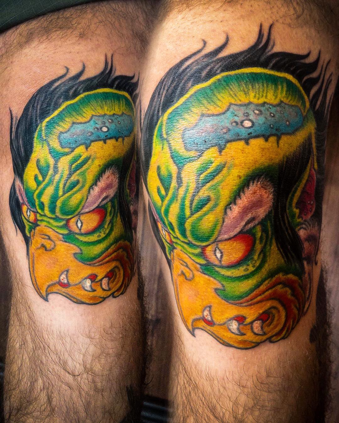 Oh my knee!
.
.
.
#tattoo #tattooing #tatovering#tatuagem #tatouage #garuda#kapp...