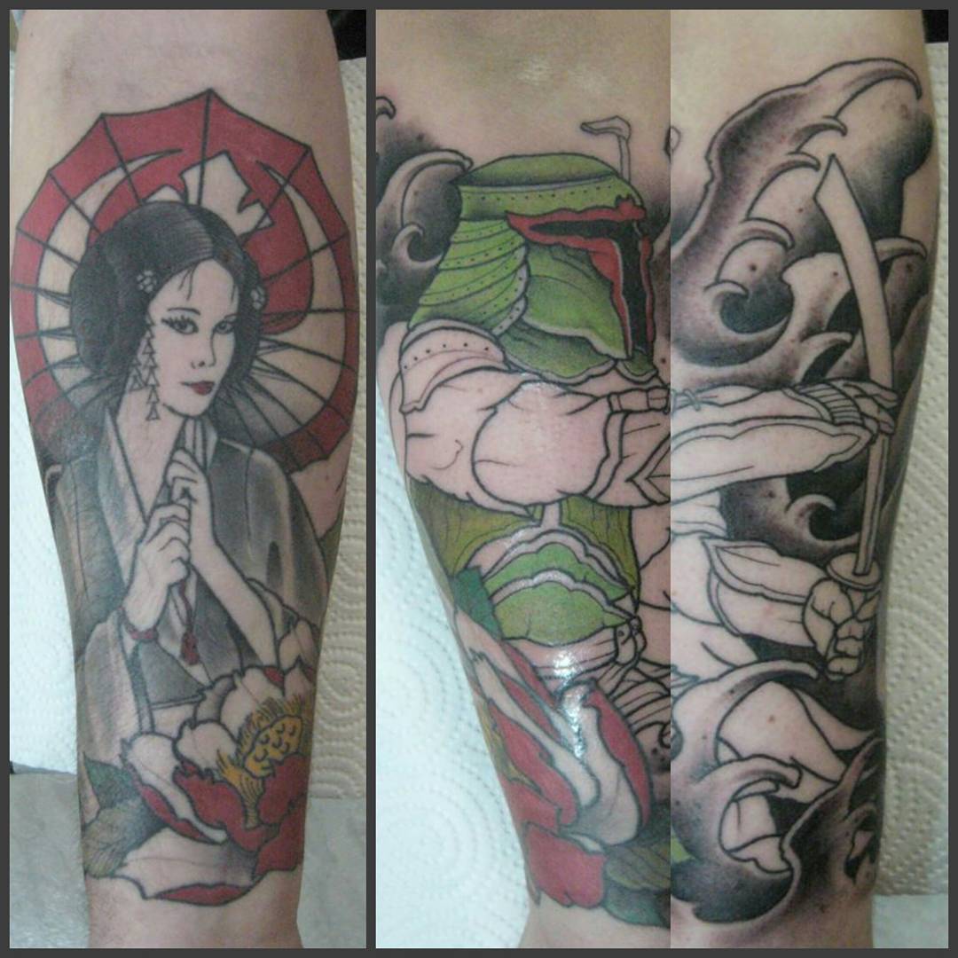 One of my favorite projects....asia-starwars-sleeve in progress....thank you so