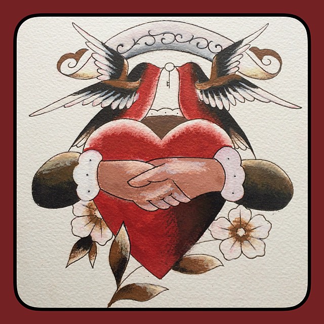 Painting, did few weeks ago, available for tattoo..
Contact: info@stuckinthepast
