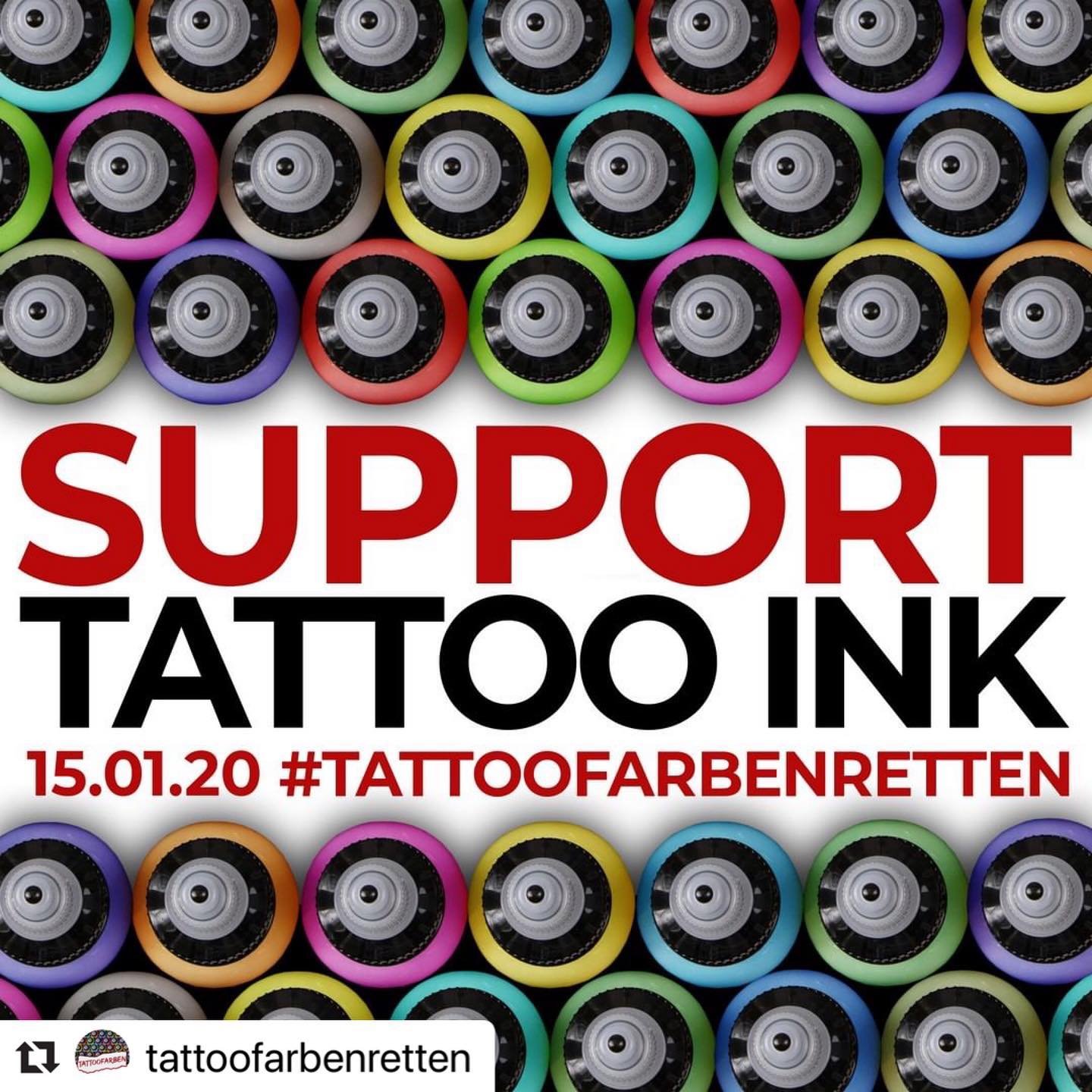 #Repost @tattoofarbenretten with @make_repost
 ・・・
 ES IST SOWEIT: LAS...