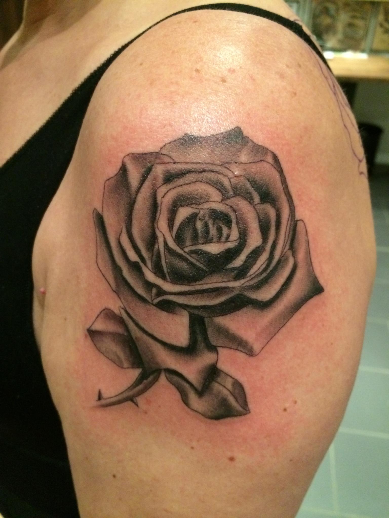 Rose angefertigt von Ron Raida