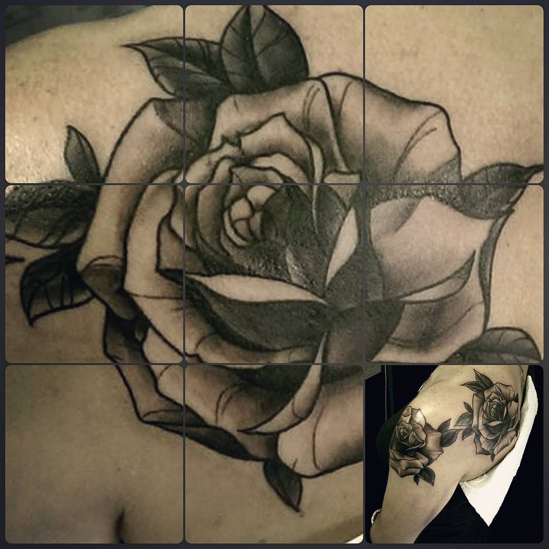 Roses from today....had a lot of fun  Thx for looking... #germantattooers #neotr