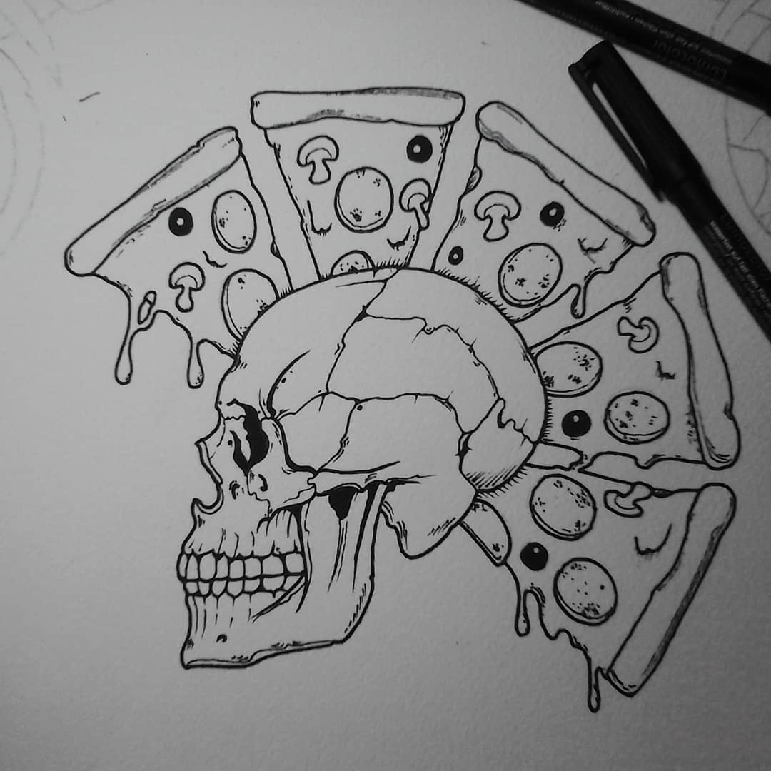 Shop is closed, so time to paint.....inspired by infa riot
#germantattooers #tat