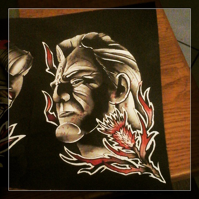 Sincity-project nearly finished.....also available for tattooing#TATTOOWORKERS #