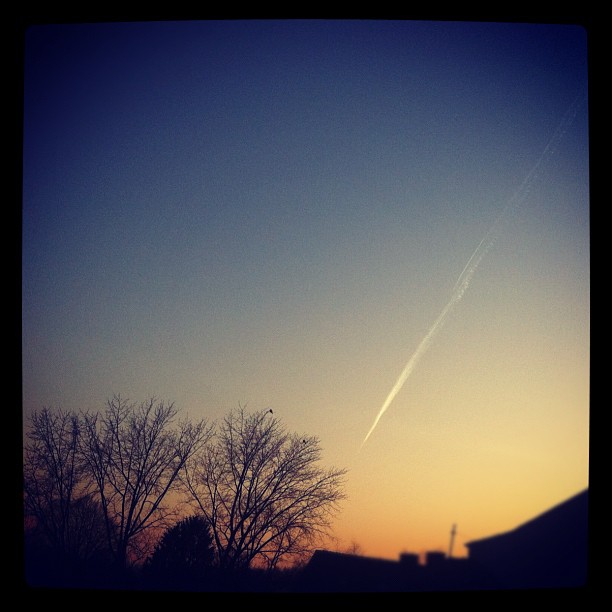 Sky's the limit.  #sky#clouds#sundown#dusk#gelsenkirchen#buer...