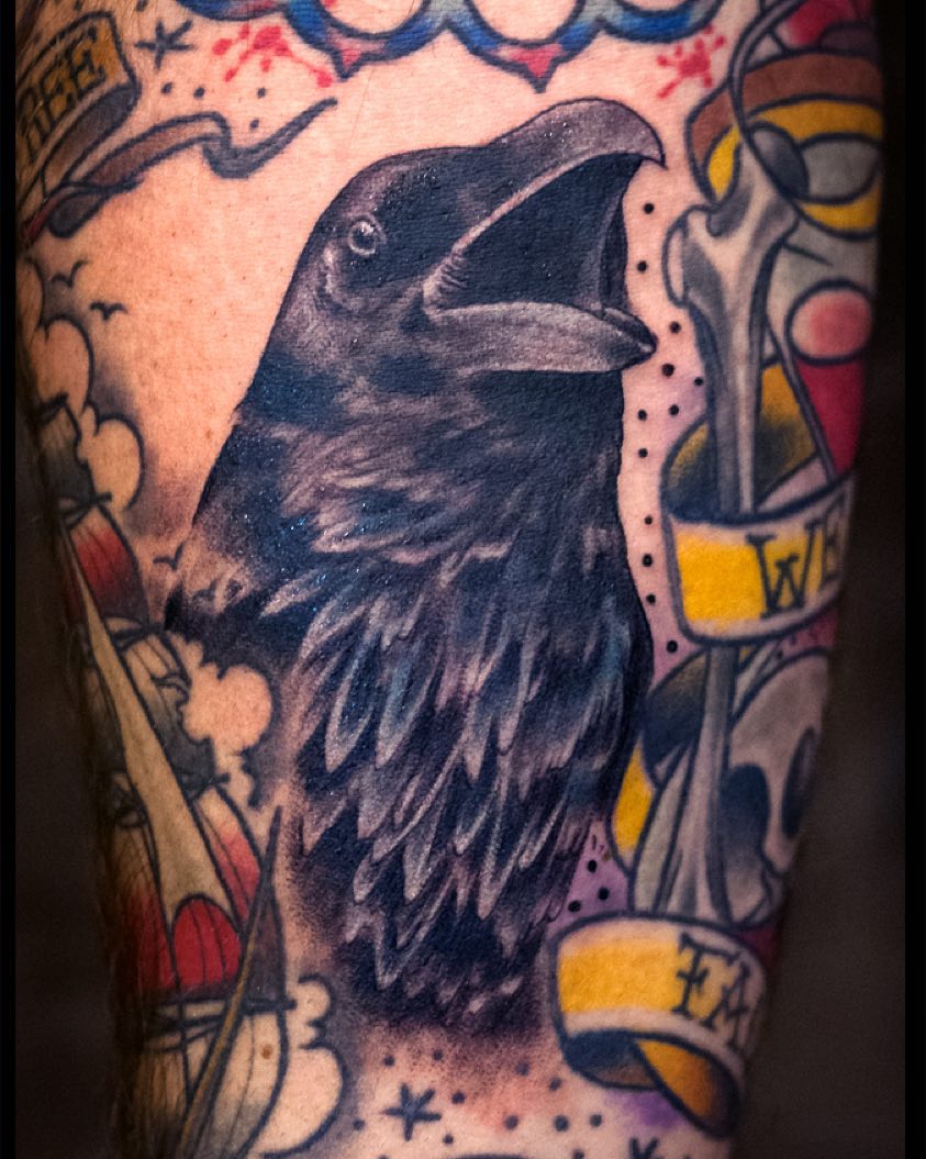 Small filler in between my friend @ronraida 's work #tattoo #tattoing #tatoverin...