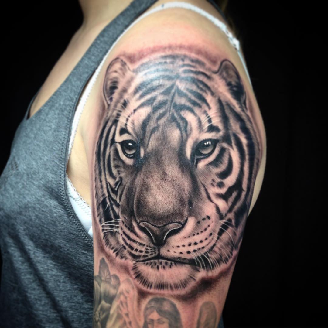 Tiger Style ....meeow.

Tak for idag, Benedikte

#tattoo#tattooing#blackwork#bla...