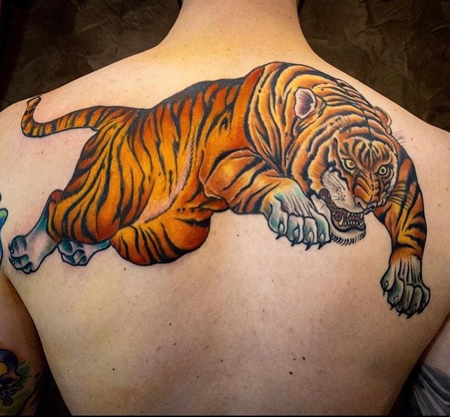 Tiger von @xkaix gestochen
 Mehr dieser tollen Arbeiten seht ihr auf seinem Acco...