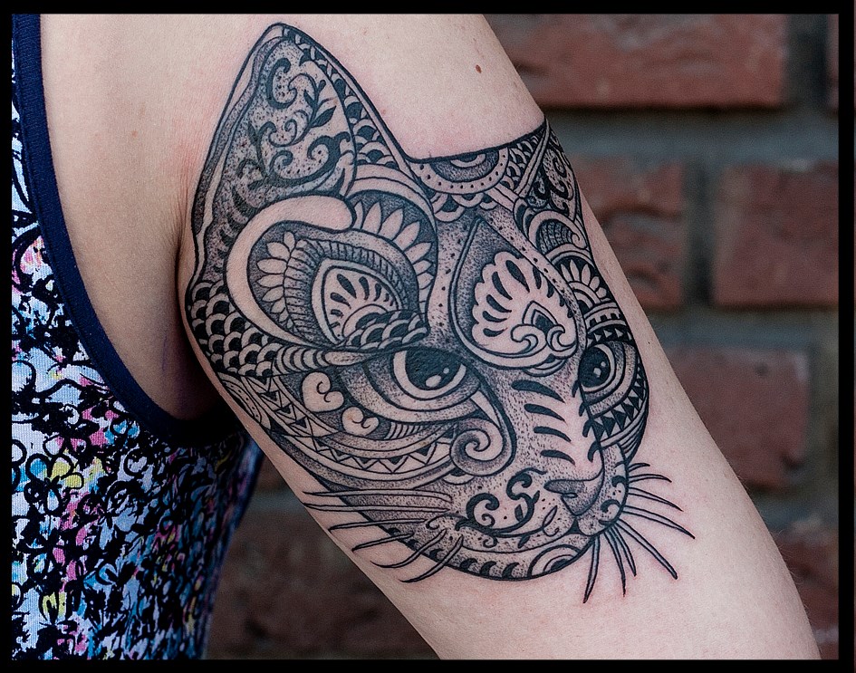 Und das ganze noch einmal im Detail...Tattoo von Basti Saaba angefertigt.