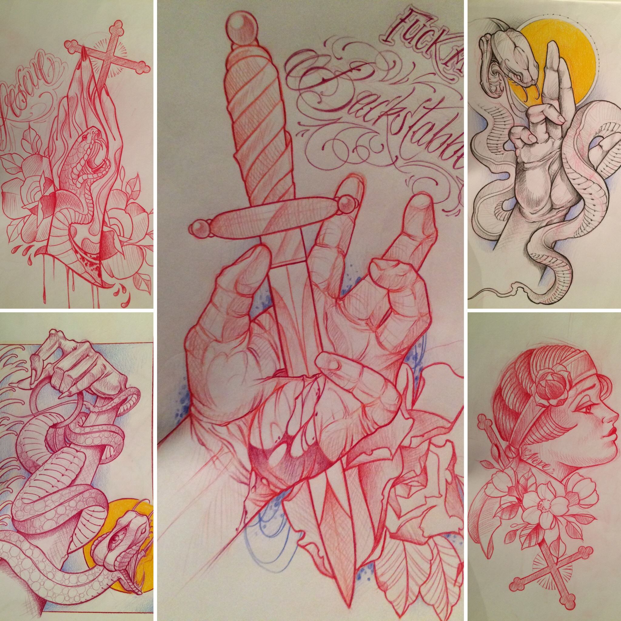 Und das nächste Projekt und eventuell die nächsten Tattoos von Ron Raida....
 De...