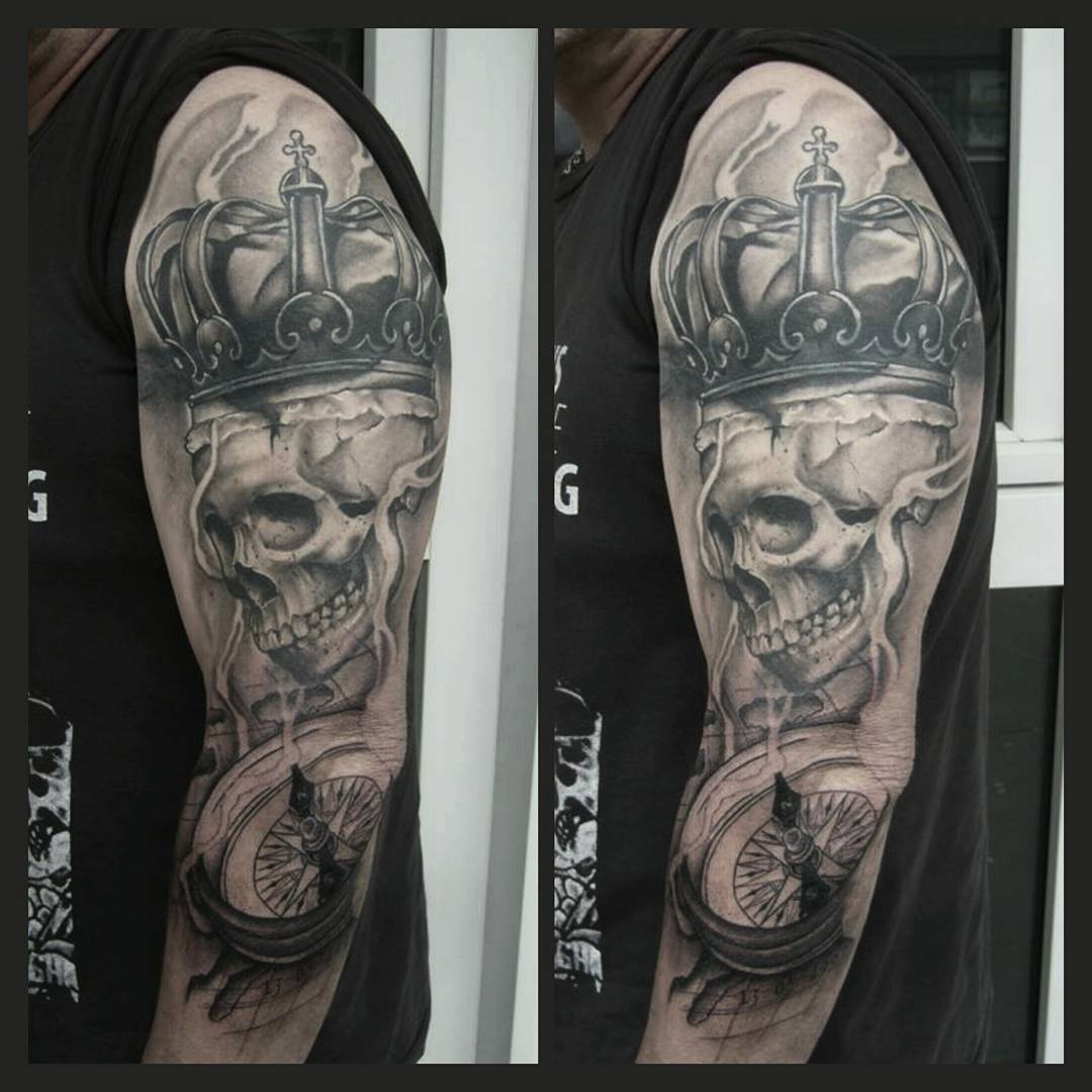 WIP......upper arm completly healed with al il coverup.....thank you andreas for