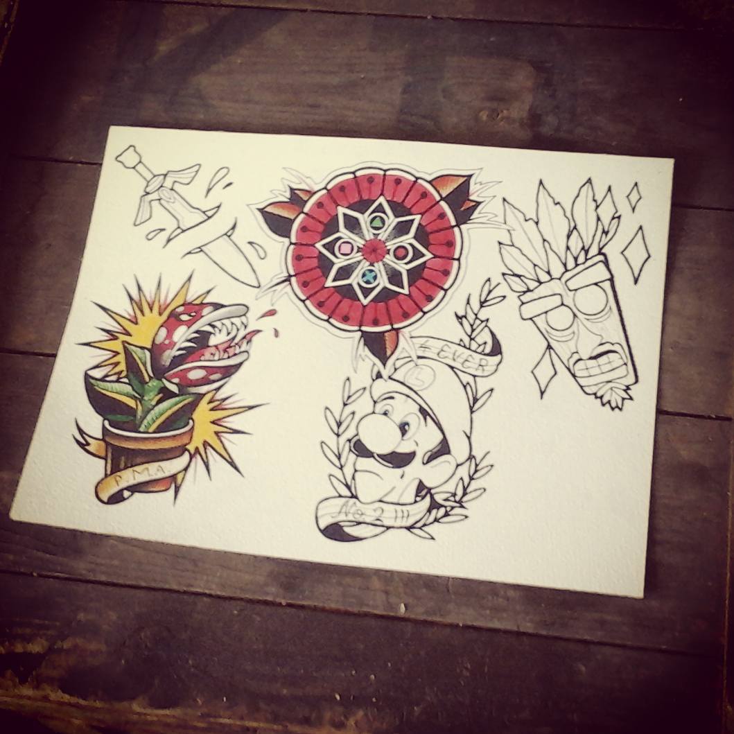 Working on my nerd-flash....also upnfor graps#germantattooers #tattoo #tattoofla