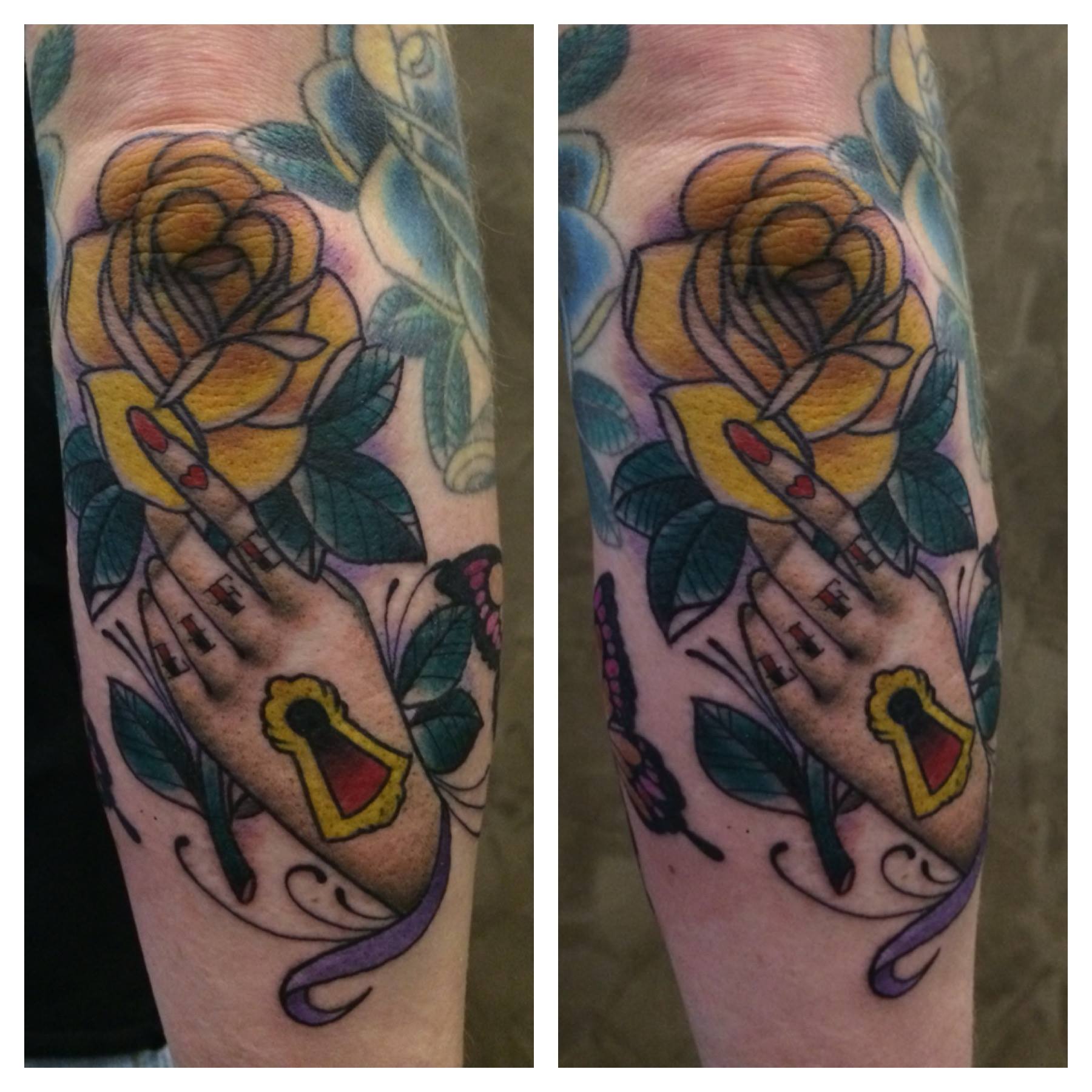 Yellow Rose angefertigt von Ron Raida…..
